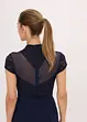Robe longue avec dentelle et mesh, bonprix