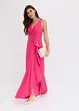 Robe longue en crêpe texturé, bonprix