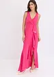 Robe longue en crêpe texturé, bonprix