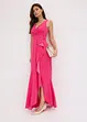 Robe longue en crêpe texturé, bonprix