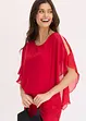 Spitzenkleid mit Überwurf aus feinem Chiffon, bonprix