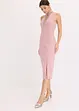 Robe midi en crêpe texturé, bonprix