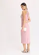 Robe midi en crêpe texturé, bonprix