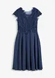 Robe midi en tulle délicat avec dentelle, bonprix