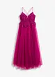 Maxikleid aus zartem Tüll mit Spitze, bonprix