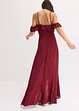 Robe encolure Bardot à volants, bonprix