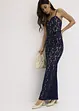 Robe en dentelle avec bretelles et lien satiné, bonprix