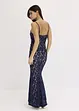 Robe en dentelle avec bretelles et lien satiné, bonprix