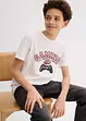 Lot de 2 t-shirts 100% coton, bonprix