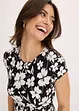 Robe en jersey, viscose mélangée douce, bonprix