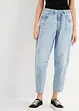 Jean barrel taille mi-haute peu extensible, cropped, bonprix