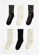 Lot de 6 paires de chaussettes de tennis avec semelle en éponge, bonprix