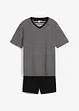 Pyjashort à col V, bonprix