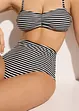 High waist Bikinihose mit normalem Beinausschnitt, bonprix