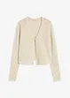 Gilet court en maille ornée de sequins, bonprix