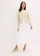 Gilet court en maille ornée de sequins, bonprix