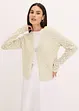 Gilet court en maille ornée de sequins, bonprix