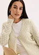 Gilet court en maille ornée de sequins, bonprix