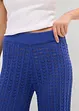 Strick-Schlupfhose mit Lochmuster, bonprix
