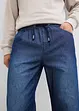Lot de 2 jeans à taille élastiquée Classic Fit en denim estival, bonprix