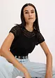T-shirt à dentelle, bonprix