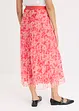Jupe plissée en jersey mesh, bonprix