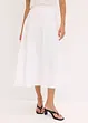 Jupe midi fluide, bonprix
