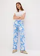 Bedruckte Viskose-Palazzo-Hose, bonprix