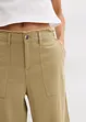 Pantalon fluide en lin mélangé, bonprix