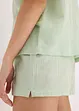 Pyjashort boutonné en gaze de coton, bonprix