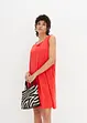 Robe trapèze courte en jersey, sans manches, bonprix