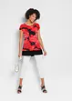 Long-Shirt mit Chiffon, bonprix