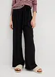 Pantalon palazzo en viscose douce, bonprix