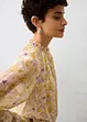 Tunique avec soie et imprimé floral délicat, bonprix