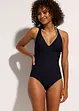 Maillot 1 pièce sculptant, maintien modéré, bonprix