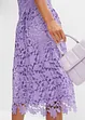 Robe en dentelle avec empiècement au crochet, bonprix