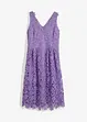 Robe en dentelle avec empiècement au crochet, bonprix