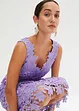 Robe en dentelle avec empiècement au crochet, bonprix