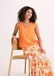 Blouse sans manches en viscose mélangée, bonprix