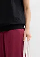 Flammgarn-Shirt aus Bio-Baumwolle mit Smockbund, bonprix