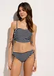 Bikini bandeau (ens. 2 pces) à bretelles amovibles, bonprix