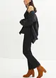 Jean droit taille mi-haute, extensible, bonprix