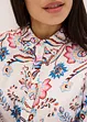 Robe-chemise imprimée en viscose fluide, bonprix