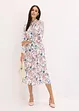 Robe-chemise imprimée en viscose fluide, bonprix
