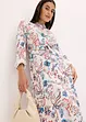 Robe-chemise imprimée en viscose fluide, bonprix