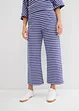 Pantalon en jersey coton texturé, bonprix