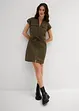 Robe en twill de coton élastiqué, bonprix