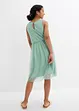 Robe midi avec empiècement dentelle, bonprix