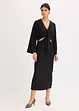Robe midi avec découpes, bonprix