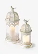 Lanternes de jardin en verre (ens. 2 pces), bonprix